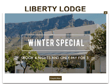 Tablet Screenshot of libertylodge.co.za